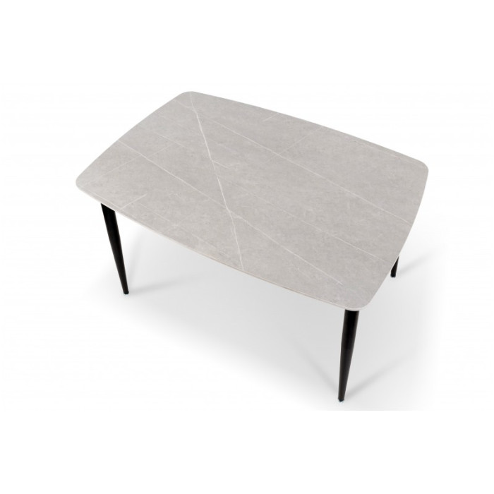 СТІЛ ОБІДНІЙ КІПАРИС (ЧОРНИЙ/СІРИЙ МРАМОР)