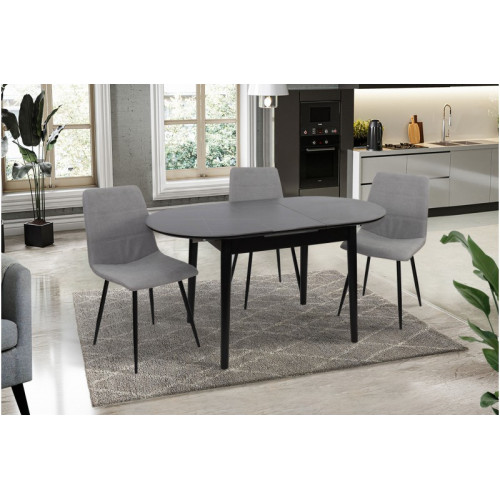 СТІЛ ОБІДНІЙ ТІТАН (Чорний)