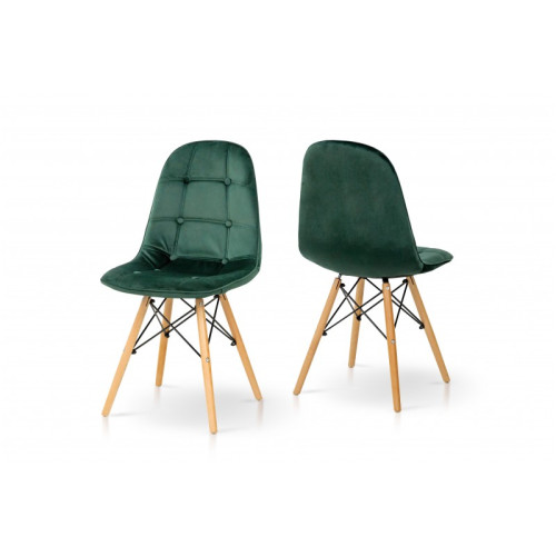 Стілець Джастін (Велюр Зелений)