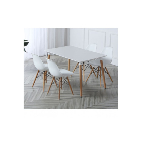 СТІЛ ОБІДНІЙ Везувій МДФ (Білий)