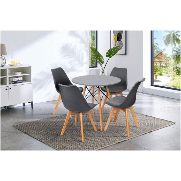 СТІЛ ОБІДНІЙ ЕТНА МДФ (Сірий)