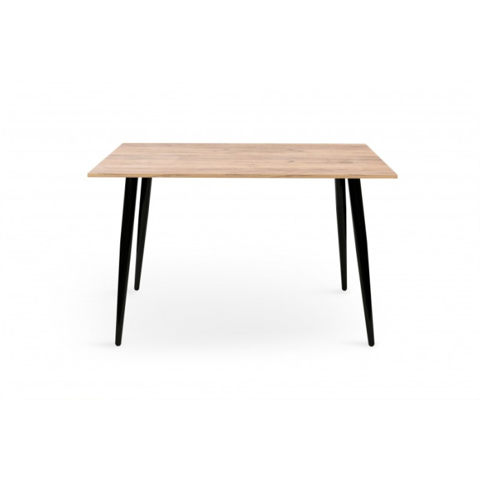 Стіл обідній Гейт (чорний/дуб крафт золотий)