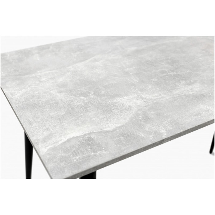 Стіл обідній Гейт (чорний/індастріал)