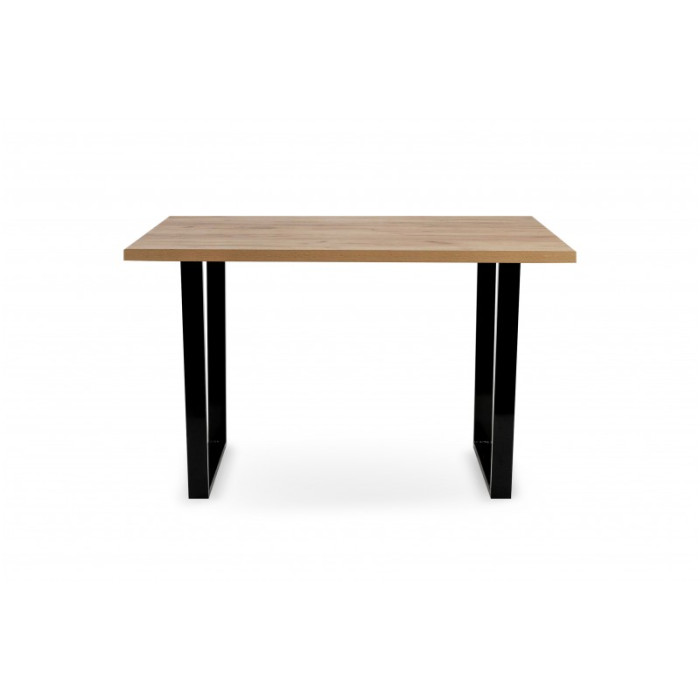 Стіл обідній Кентукі (чорний/дуб крафт золотий)