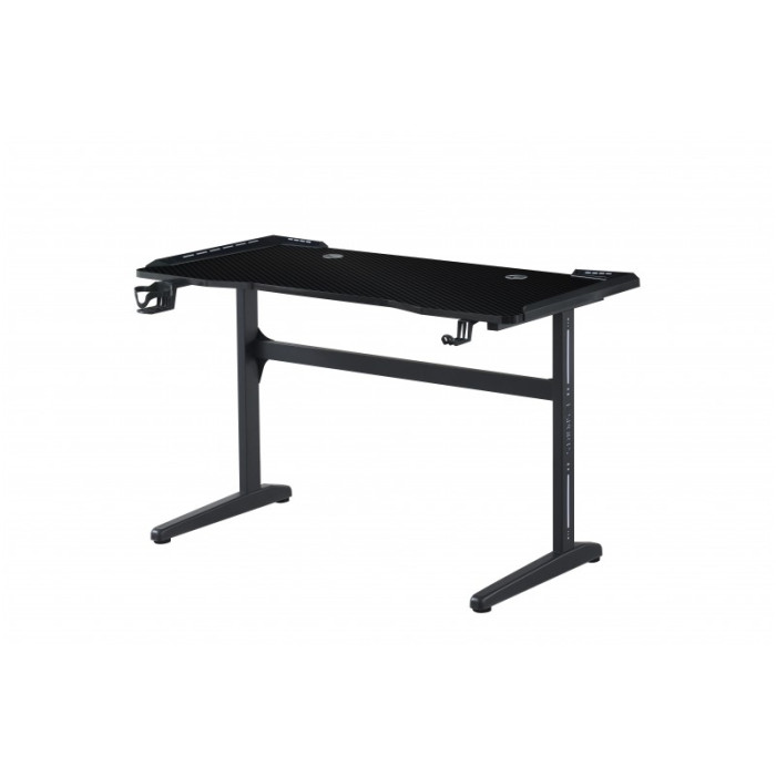 Стіл геймерський Енерджі (чорний з Led підсвіткою)