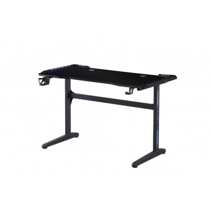 Стіл геймерський Енерджі (чорний з Led підсвіткою)