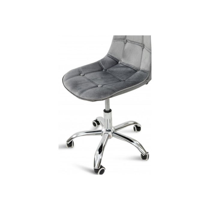 СТІЛЕЦЬ КОМП'ЮТЕРНИЙ МАРСЕЛЬ (Велюр СІРИЙ)