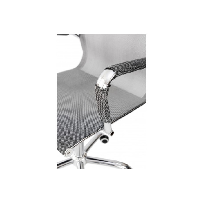 Стілець комп'ютерний Нетворк (PVC сітка сірий)