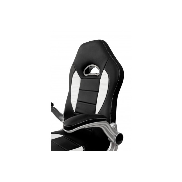 Стілець комп'ютерний Плей (Чорний/Білий)