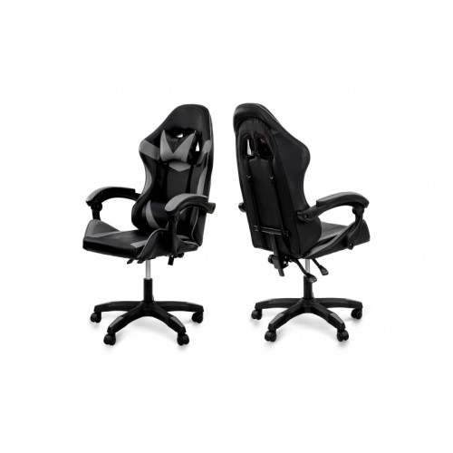 СТІЛЕЦЬ КОМП'ЮТЕРНИЙ СЛІМ (Чорно-сірий)