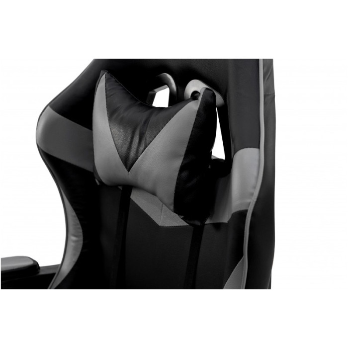 СТІЛЕЦЬ КОМП'ЮТЕРНИЙ СЛІМ (Чорно-сірий)