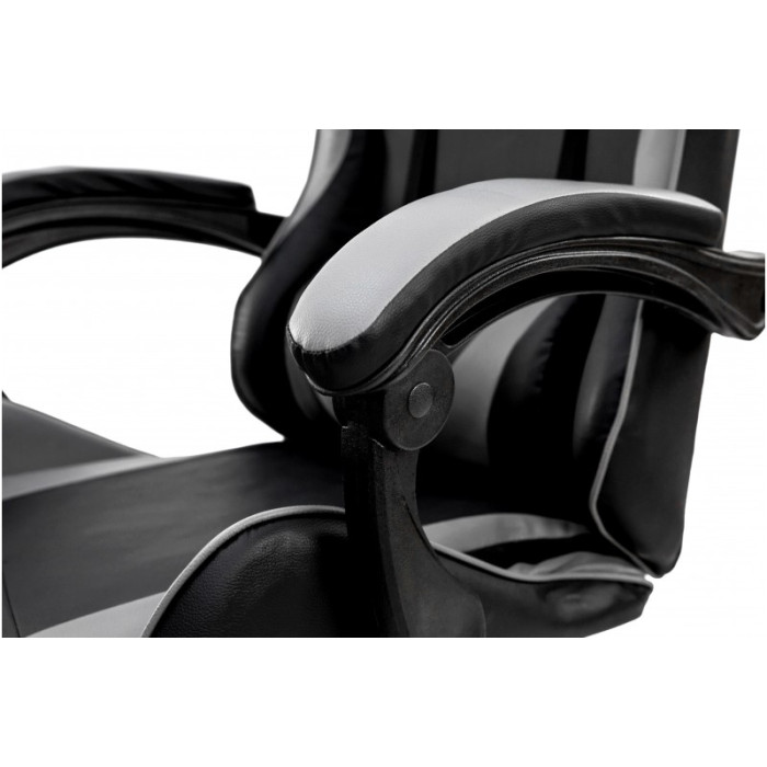 СТІЛЕЦЬ КОМП'ЮТЕРНИЙ СЛІМ (Чорно-сірий)