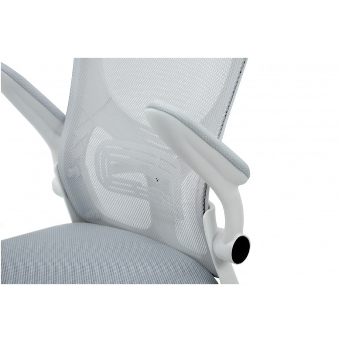 Стілець комп'ютерний Тонус (білий/світло-сірий)