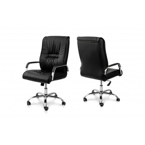 Стілець комп'ютерний Юніт (Чорний)