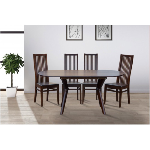 Стіл обідній Брайтон (Темний горіх)