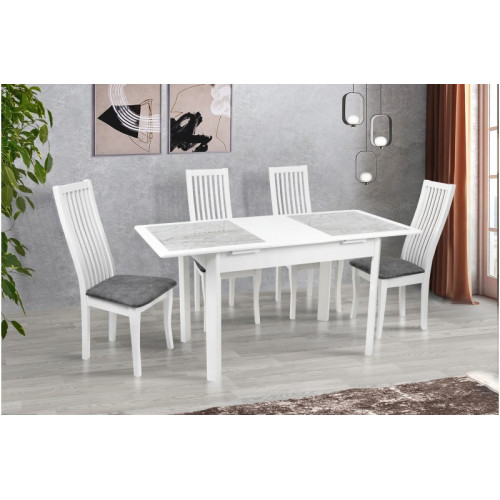 Стіл обідній Делі (Білий)