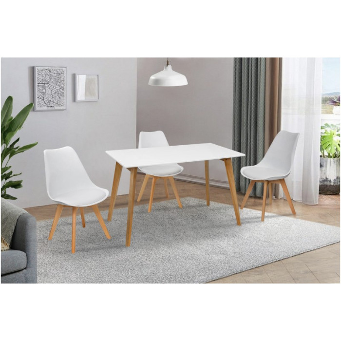 Стіл обідній Дуглас (Білий)