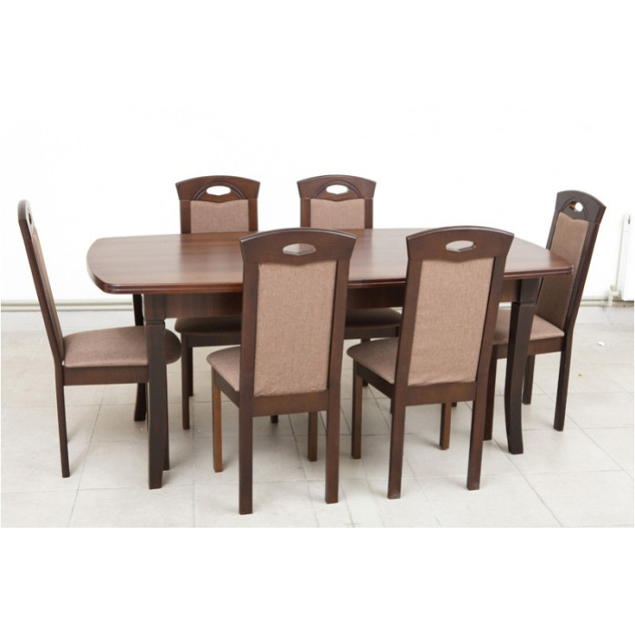 Стіл обідній Квартет (темний горіх)