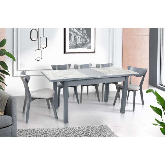 СТІЛ ОБІДНІЙ КЕРАМІК (Сірий)