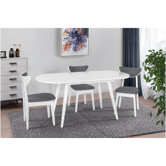 СТІЛ ОБІДНІЙ ПАТРІК (білий)