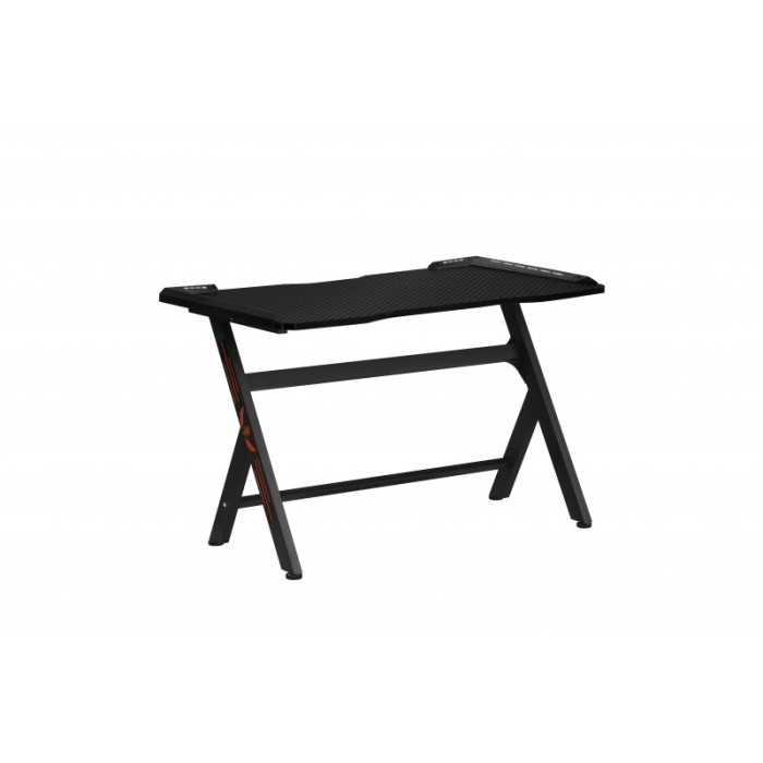 Стіл геймерський Кібертон (чорний з Led підсвіткою)