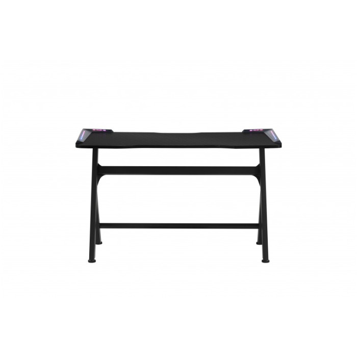 Стіл геймерський Кібертон (чорний з Led підсвіткою)