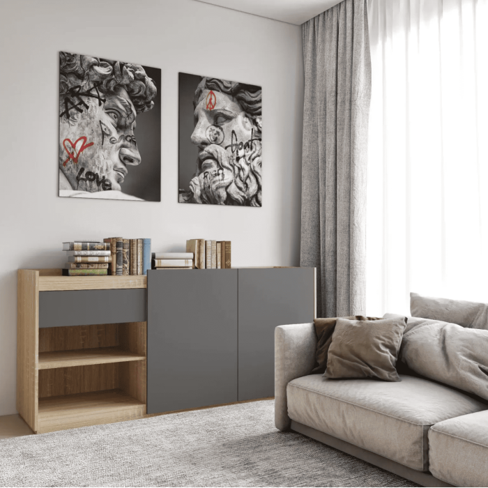 Комод Блюм 2дв 1шх