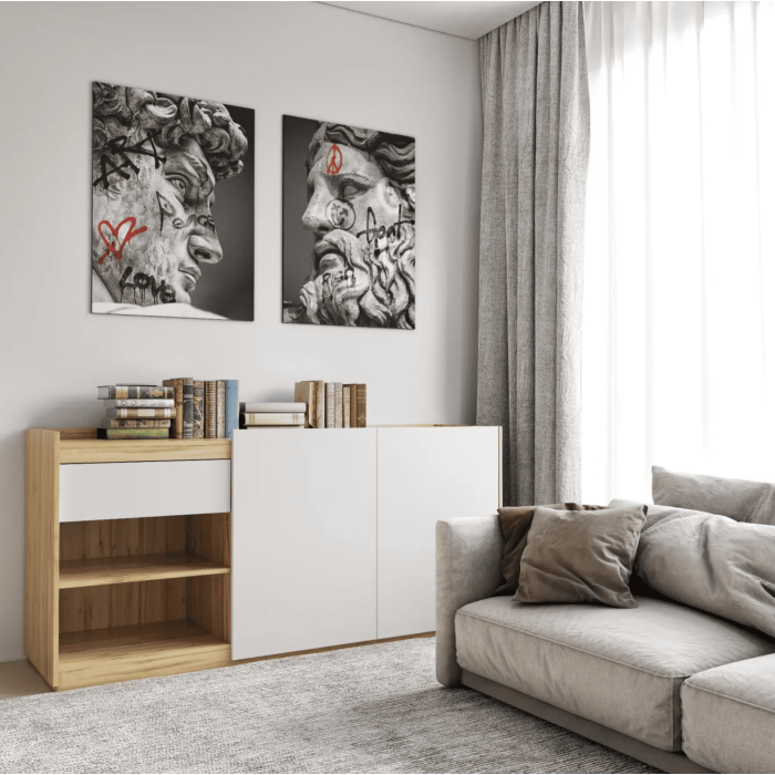 Комод Блюм 2дв 1шх