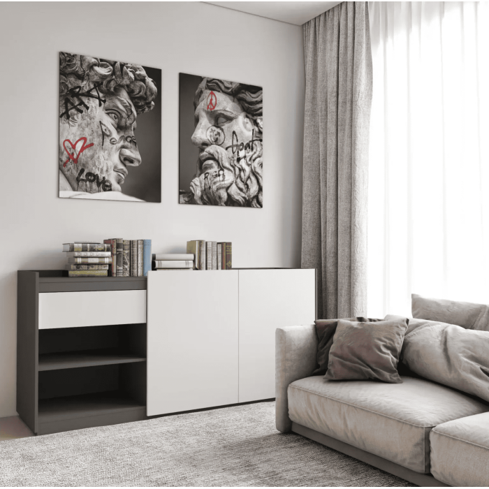 Комод Блюм 2дв 1шх