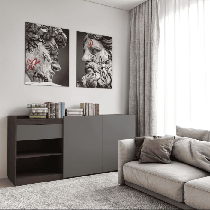 Комод Блюм 2дв 1шх