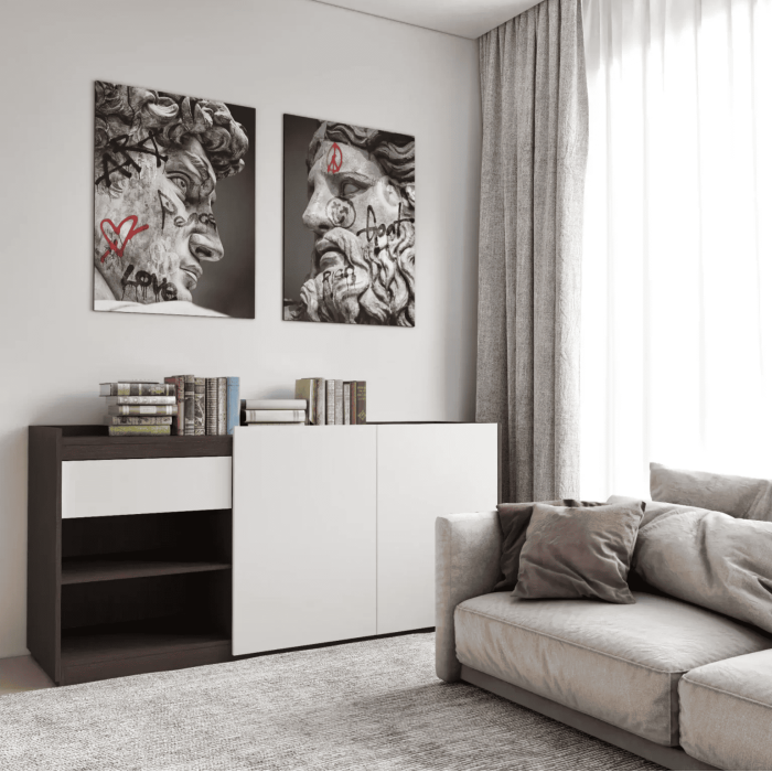 Комод Блюм 2дв 1шх