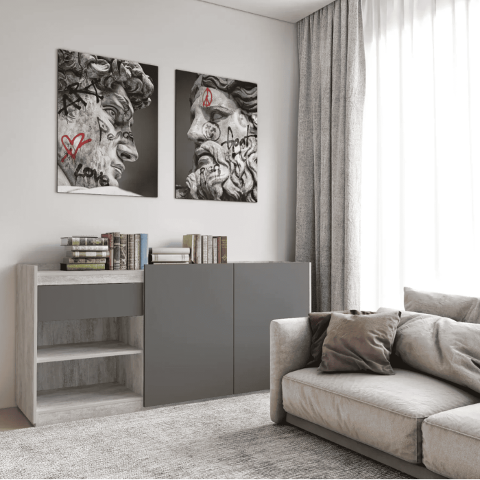 Комод Блюм 2дв 1шх