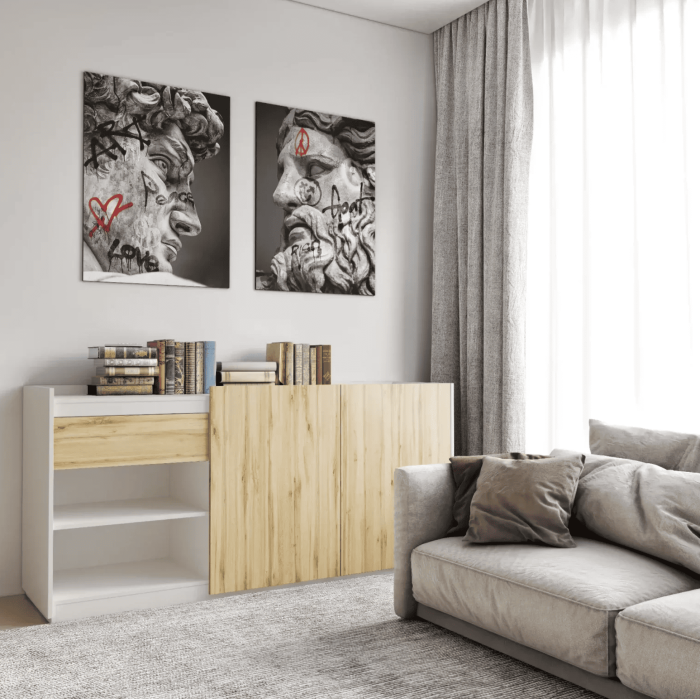 Комод Блюм 2дв 1шх