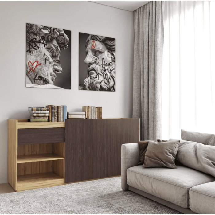 Комод Блюм 2дв 1шх