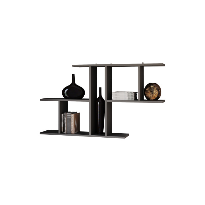 Полиця настінна для декору та книг у робочий кабінет