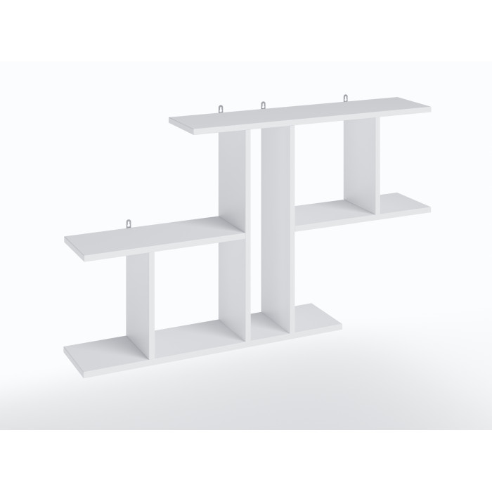 Полиця настінна для декору та книг у робочий кабінет