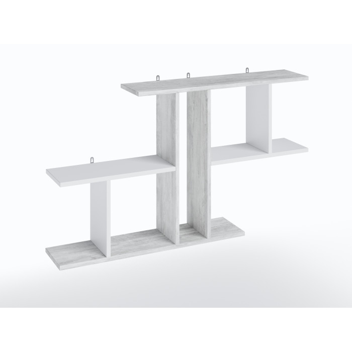 Полиця настінна для декору та книг у робочий кабінет