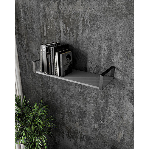 Полиця настінна для книг та декору | Прямокутник | ширина 60 см