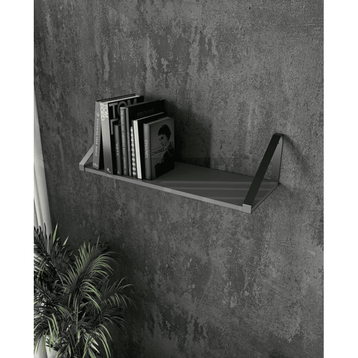 Полиця настінна для книг та декору | стиль Лофт | ширина 60 см