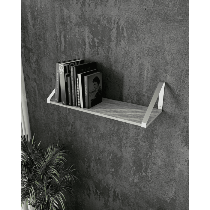 Полиця настінна для книг та декору | стиль Лофт | ширина 60 см