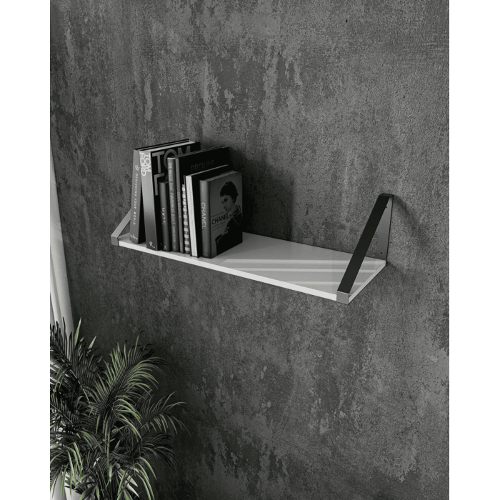 Полиця настінна для книг та декору | стиль Лофт | ширина 60 см