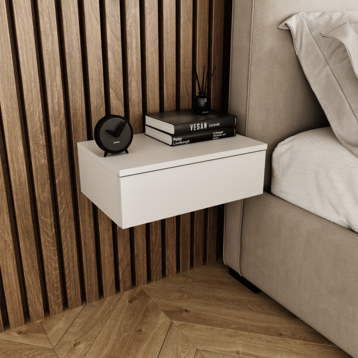 Навісна прикроватна тумба з телескопічними направляючими