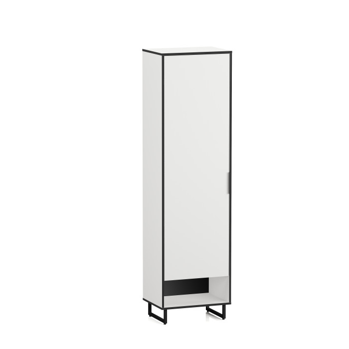 Шафа-пенал з вішалкою для одягу на ніжках