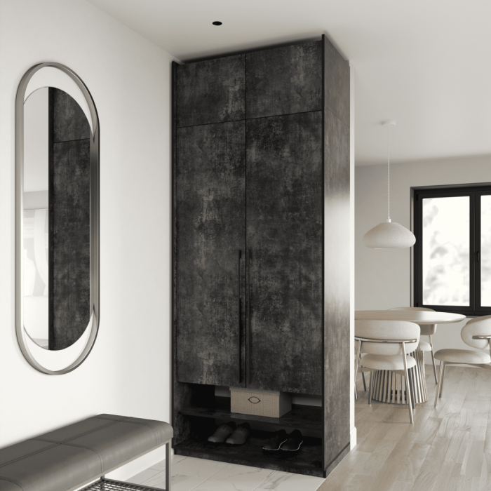 Шафа розпашна на 2 дверки з полицями