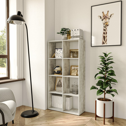 Стелаж для книг та декору на 8 комірок GT10