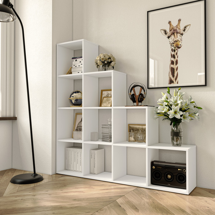 Стелаж для книг та декору на 10 комірок