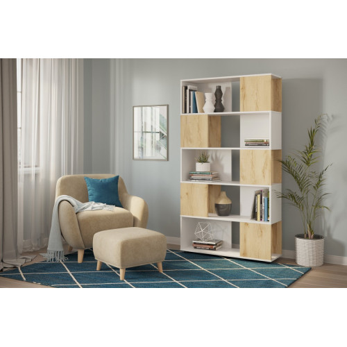 Стелаж для книг та декору на 5 вантажних місць LA0002