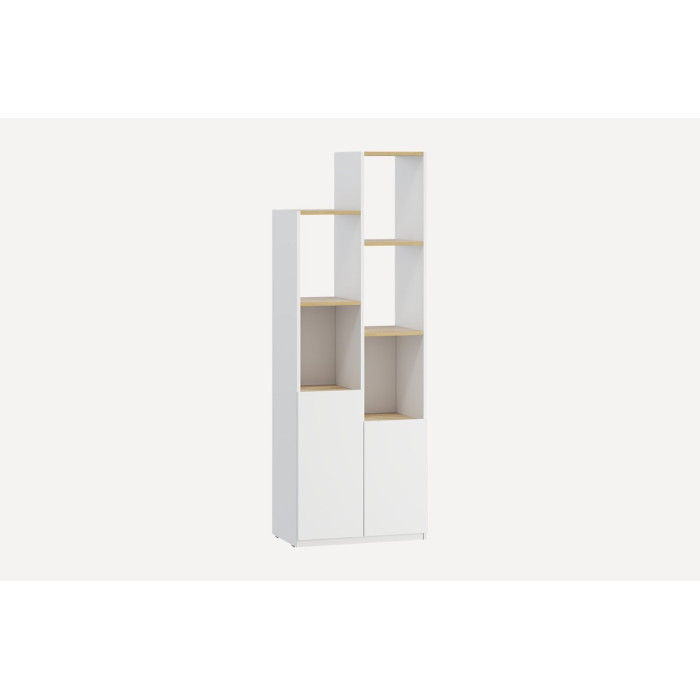 Стеллаж с дверцей для книг и декора