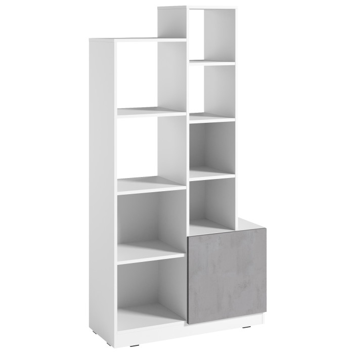 Стелаж з дверцятами для декору та книг PA0003