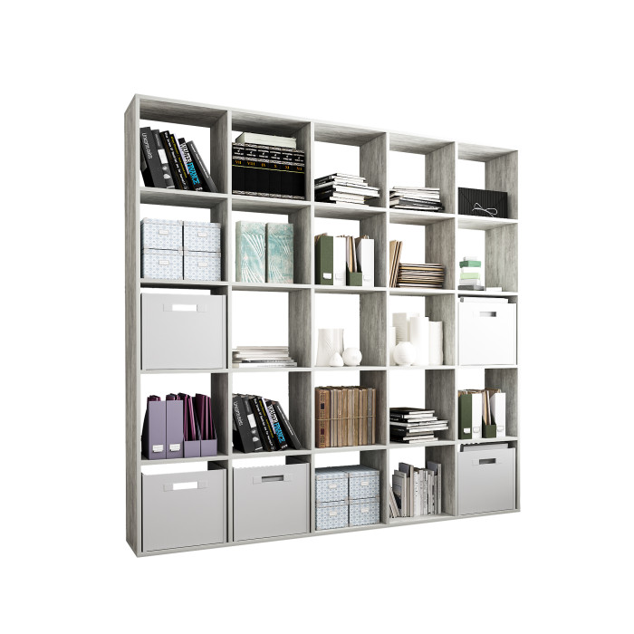 Стеллаж для книг и декора на 25 ячеек